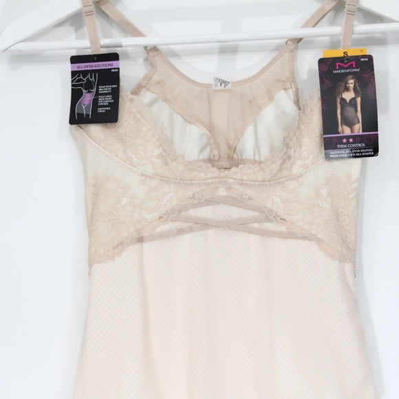 Maidenform Shapewear NEW One Piece Women Bodysuit small Firm control - Picture 3 of 7